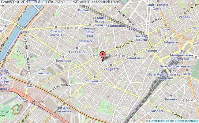 plan association Prevention Actions-sante - Passante Paris