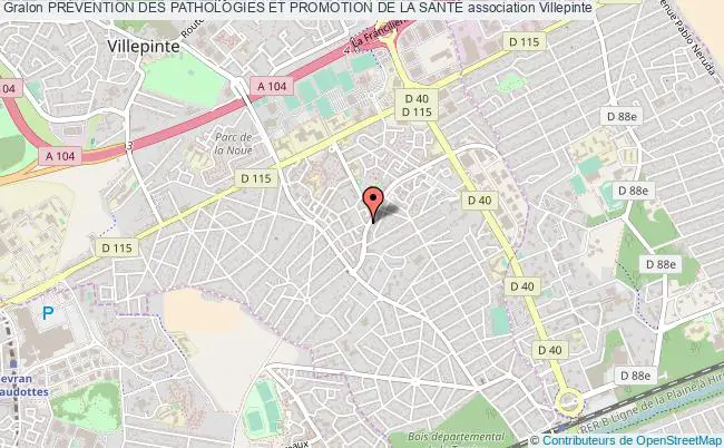 plan association PrÉvention Des Pathologies Et Promotion De La SantÉ Villepinte