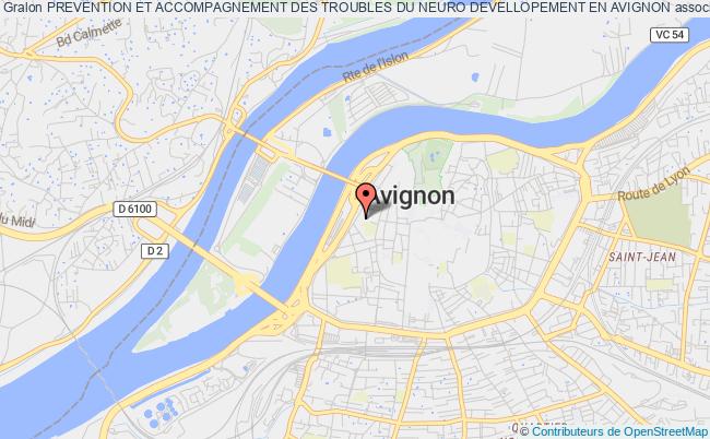plan association Prevention Et Accompagnement Des Troubles Du Neuro Devellopement En Avignon Avignon