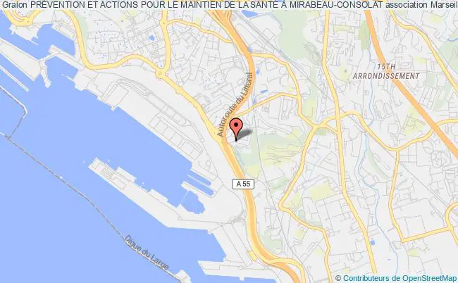 plan association PrÉvention Et Actions Pour Le Maintien De La SantÉ À Mirabeau-consolat Marseille 15