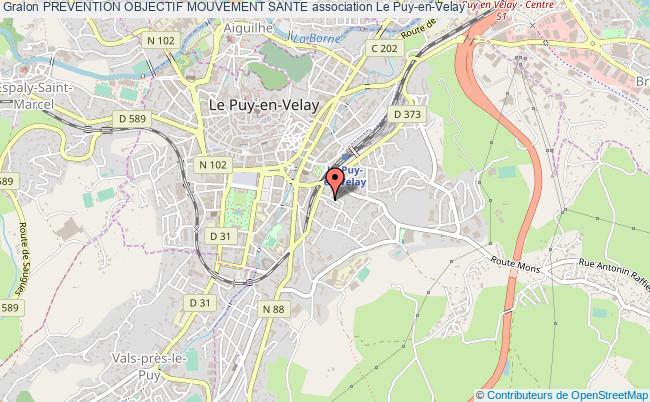 plan association Prevention Objectif Mouvement Sante Puy-en-Velay