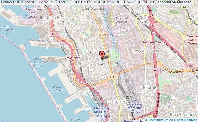plan association Prevoyance Janaza Service Funeraire Musulman De France (pfm Jmf) Marseille