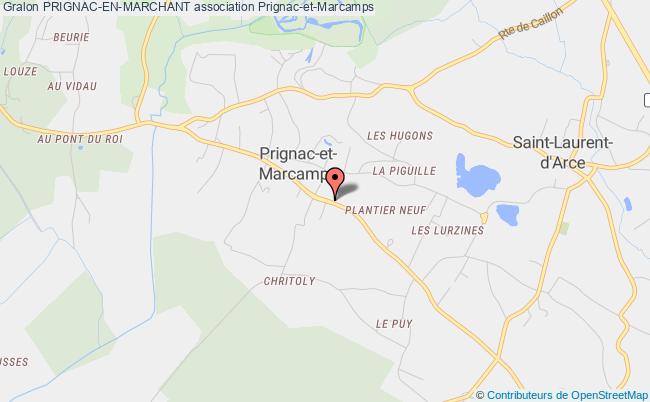 plan association Prignac-en-marchant Prignac-et-Marcamps