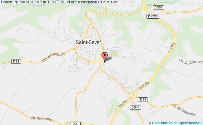 plan association Prima Nocta "histoire De Voir" Saint-Sever