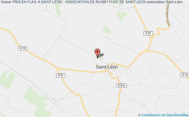 plan association Pris En Flag À Saint-lÉon - Association De Rugby Flag De Saint-leon Saint-Léon