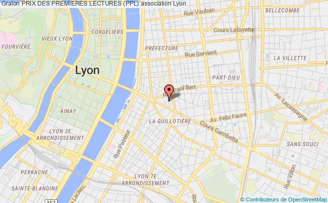 plan association Prix Des Premieres Lectures (ppl) Lyon