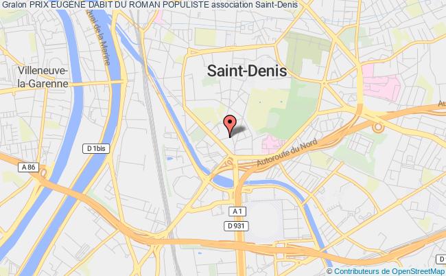 plan association Prix EugÈne Dabit Du Roman Populiste Saint-Denis