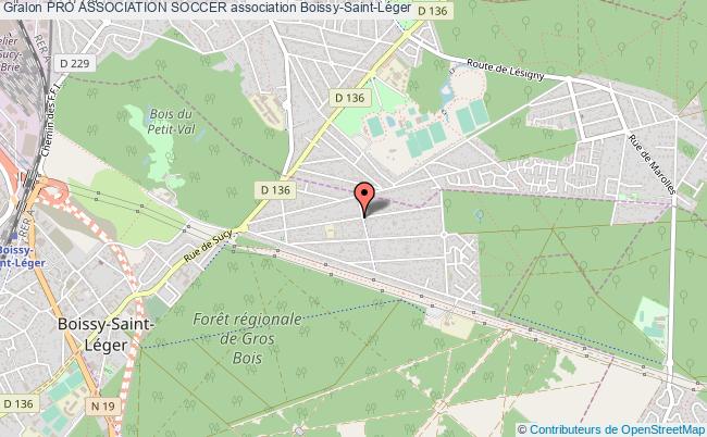 plan association Pro Association Soccer Boissy-Saint-Léger