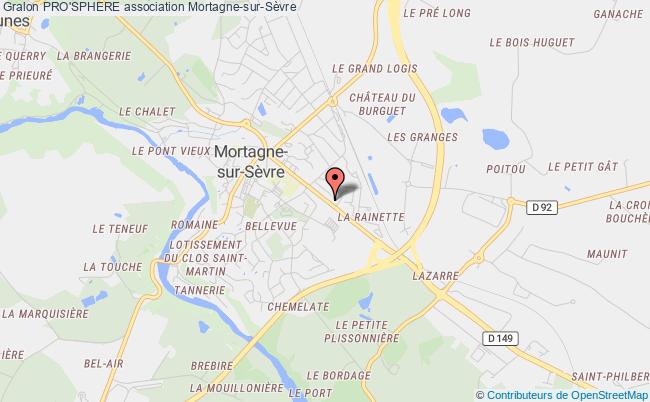 plan association Pro'sphere Mortagne-sur-Sèvre