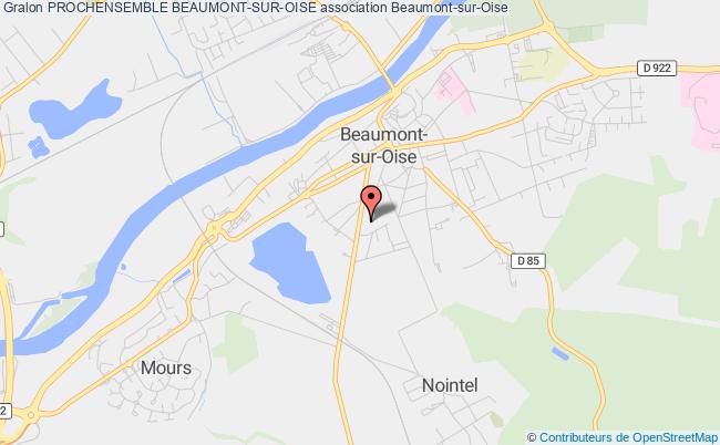 plan association Prochensemble Beaumont-sur-oise Beaumont-sur-Oise