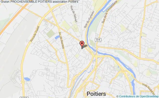 plan association Prochensemble Poitiers Poitiers