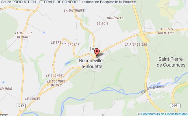 plan association Production LittÉrale De SonoritÉ Bricqueville-la-Blouette