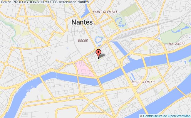 plan association Productions Hirsutes Nantes