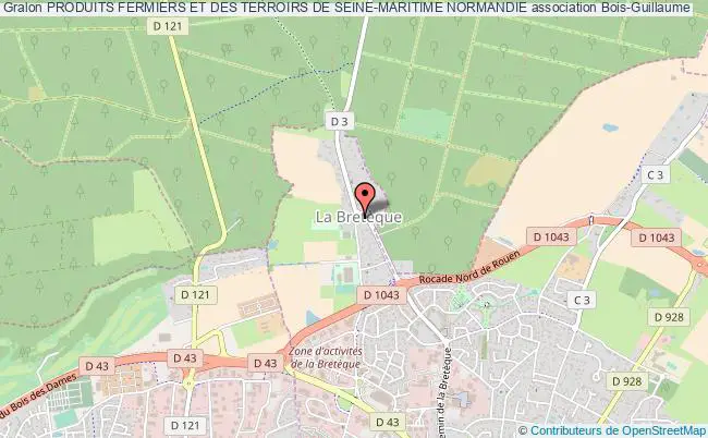 plan association Produits Fermiers Et Des Terroirs De Seine-maritime Normandie Bois-Guillaume