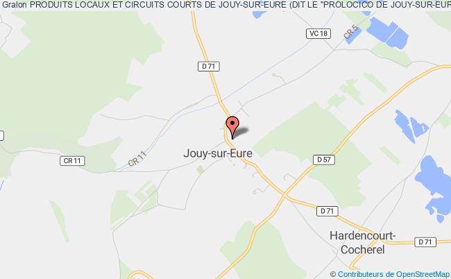 plan association Produits Locaux Et Circuits Courts De Jouy-sur-eure (dit Le "prolocico De Jouy-sur-eure) Jouy-sur-Eure