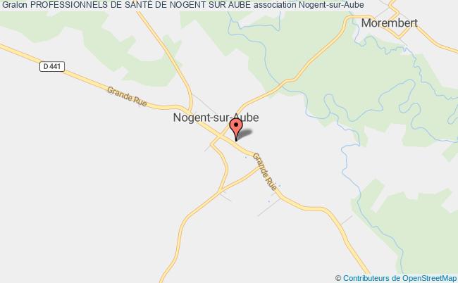 plan association Professionnels De SantÉ De Nogent Sur Aube Nogent-sur-Aube