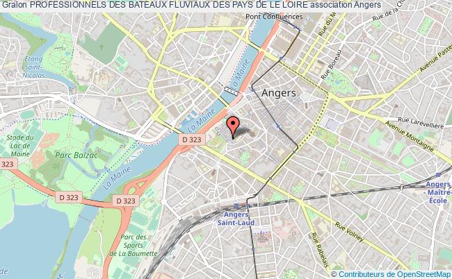 plan association Professionnels Des Bateaux Fluviaux Des Pays De Le Loire Angers
