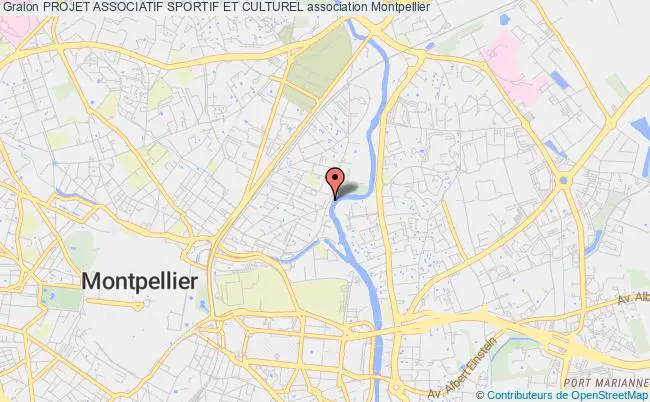plan association Projet Associatif Sportif Et Culturel Montpellier