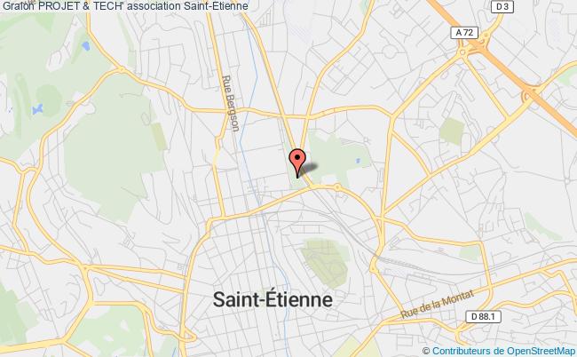 plan association Projet & Tech' Saint-Étienne