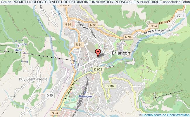 PROJET HORLOGES D'ALTITUDE PATRIMOINE INNOVATION PÉDAGOGIE & NUMÉRIQUE