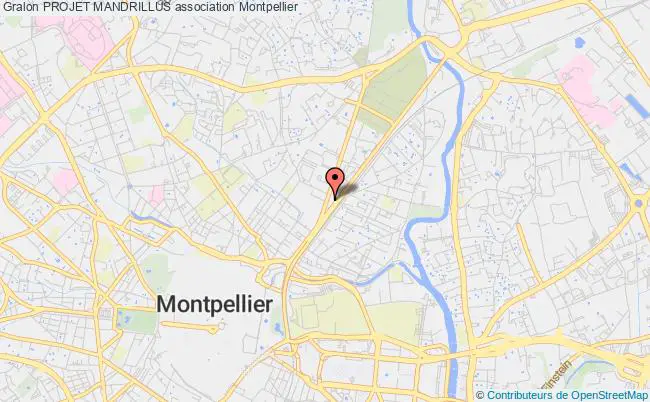 plan association Projet Mandrillus Montpellier
