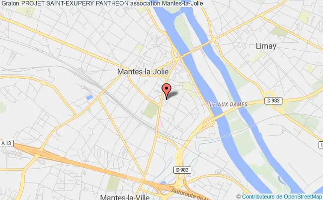 plan association Projet Saint-exupery Pantheon Mantes-la-Jolie