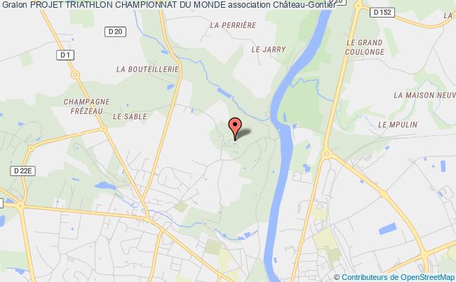 plan association Projet Triathlon Championnat Du Monde Château-Gontier-sur-Mayenne
