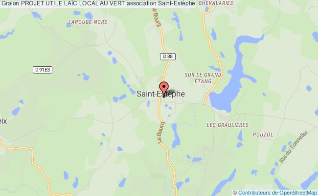 plan association Projet Utile LaÏc Local Au Vert Saint-Estèphe