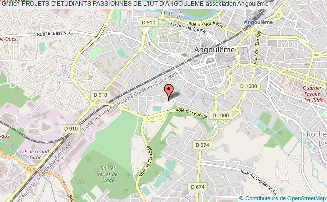 plan association Projets D'etudiants Passionnes De L'iut D'angouleme Angoulême