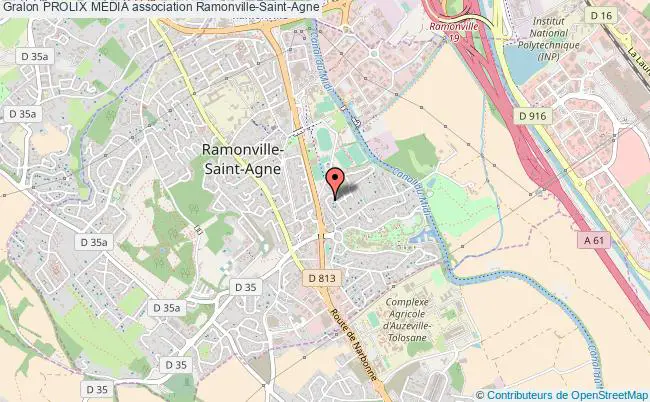 plan association Prolix MÉdia Ramonville-Saint-Agne