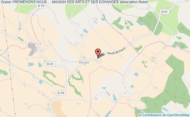 PROMENONS NOUS ... MAISON DES ARTS ET DES ECHANGES