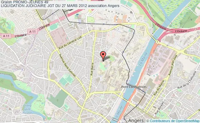 plan association Promo-jeunes 49
Liquidation Judiciaire Jgt Du 27 Mars 2012 Angers
