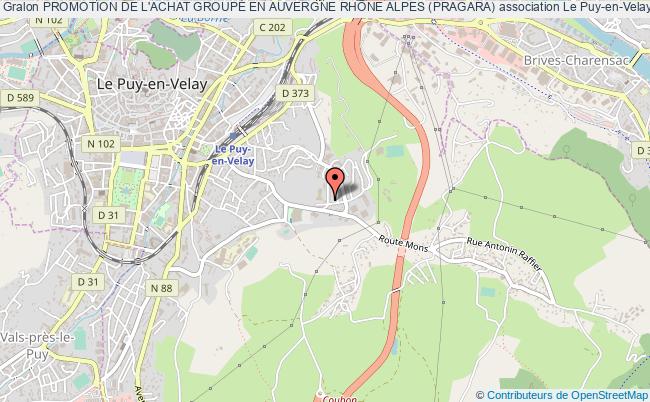 plan association Promotion De L'achat GroupÉ En Auvergne RhÔne Alpes (pragara) Le    Puy-en-Velay