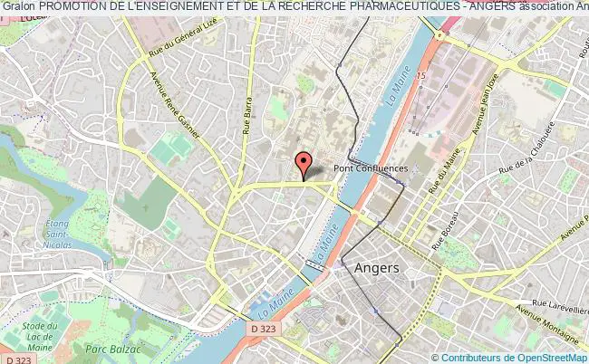 plan association Promotion De L'enseignement Et De La Recherche Pharmaceutiques - Angers Angers