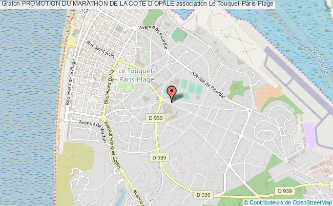 plan association Promotion Du Marathon De La Cote D Opale Le    Touquet-Paris-Plage