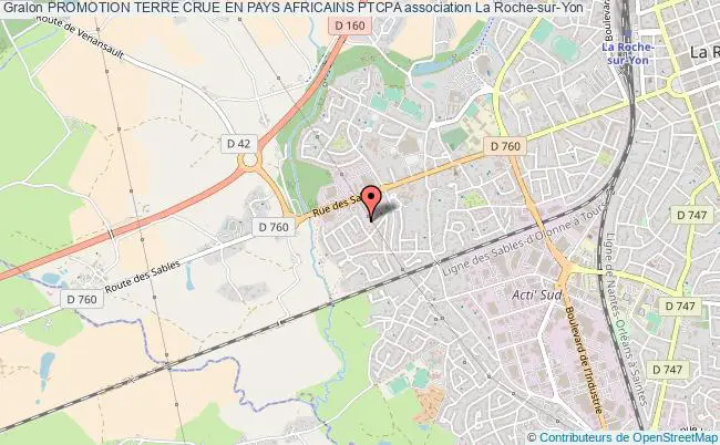 plan association Promotion Terre Crue En Pays Africains Ptcpa La    Roche-sur-Yon
