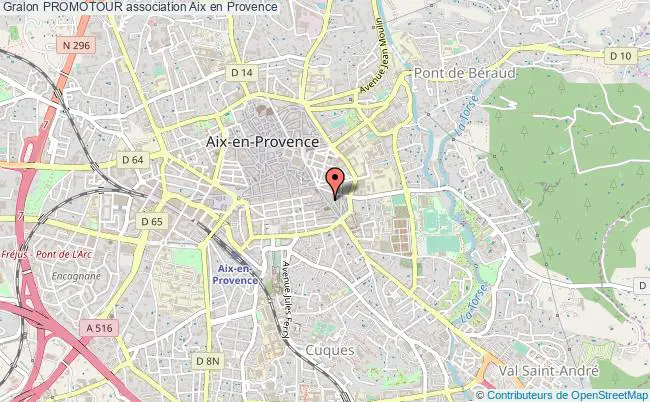 plan association Promotour Aix-en-Provence