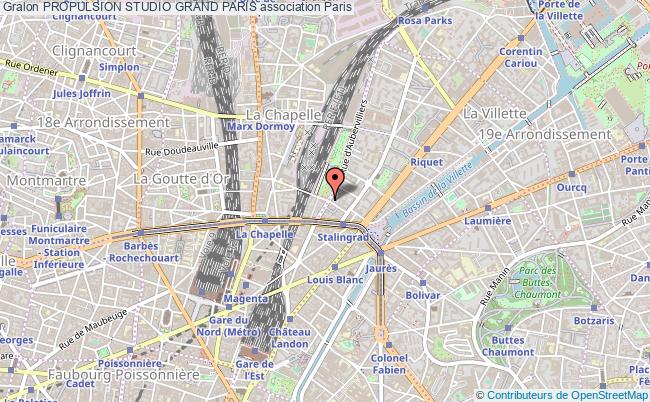 plan association Propulsion Studio Grand Paris Paris 15e