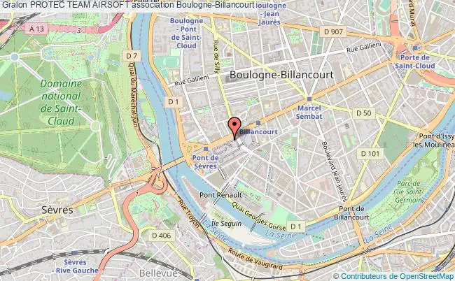 plan association Protec Team Airsoft Boulogne-Billancourt