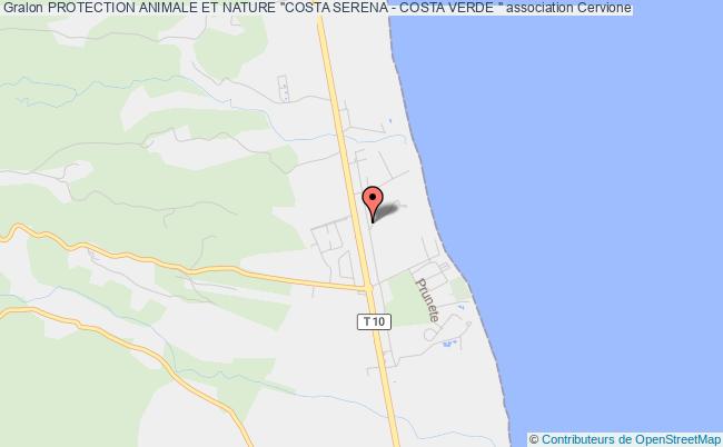 PROTECTION ANIMALE ET NATURE "COSTA SERENA - COSTA VERDE "