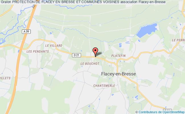 plan association Protection De Flacey En Bresse Et Communes Voisines Flacey-en-Bresse