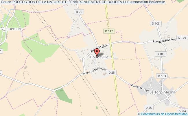 plan association Protection De La Nature Et L'environnement De Boudeville Boudeville