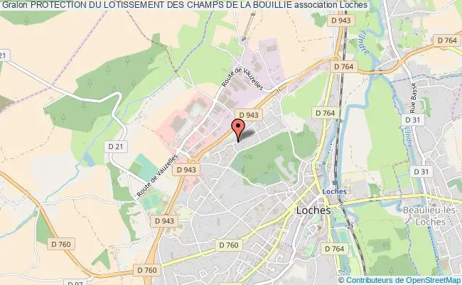 plan association Protection Du Lotissement Des Champs De La Bouillie Loches