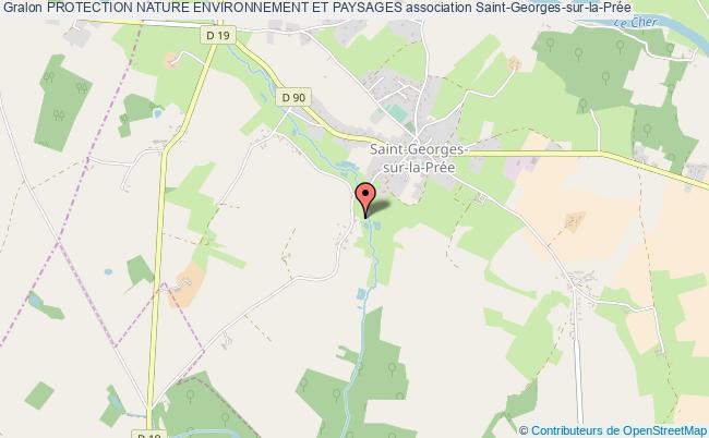 plan association Protection Nature Environnement Et Paysages Saint-Georges-sur-la-Prée