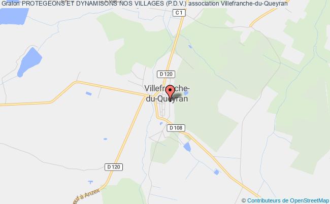 plan association Protegeons Et Dynamisons Nos Villages (p.d.v.) Villefranche-du-Queyran