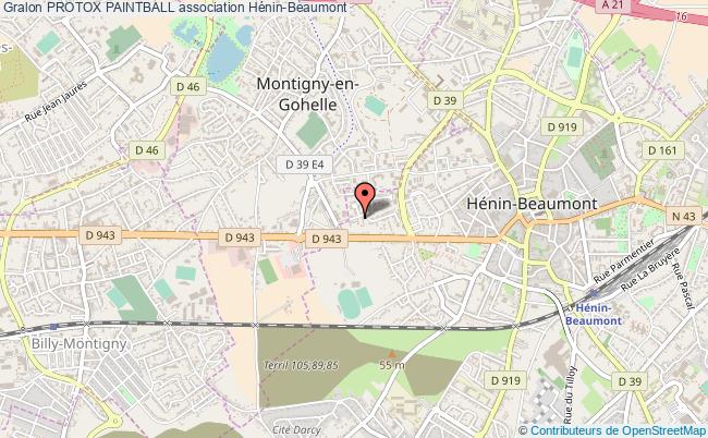 plan association Protox Paintball Hénin-Beaumont