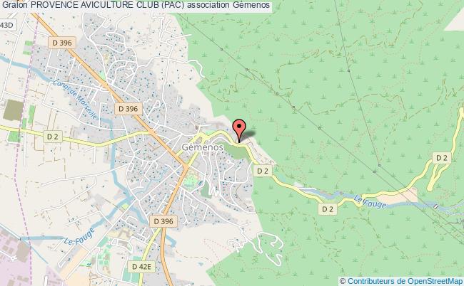 plan association Provence Aviculture Club (pac) Gémenos