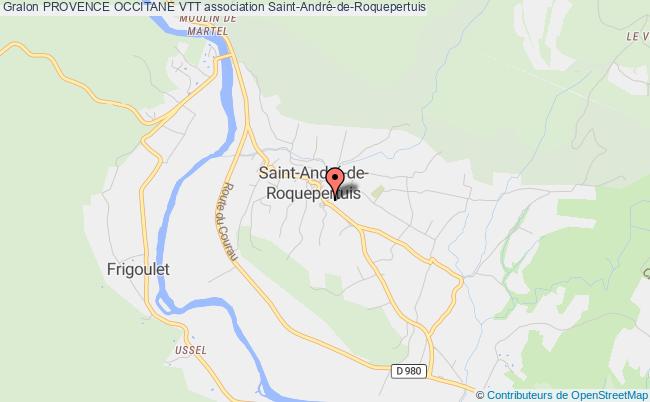 plan association Provence Occitane Vtt Saint-André-de-Roquepertuis