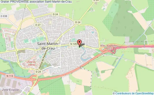 plan association Providanse Saint-Martin-de-Crau