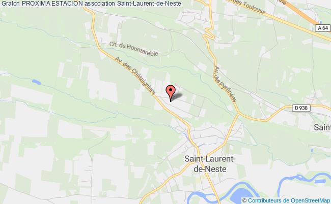 plan association Proxima Estacion Saint-Laurent-de-Neste